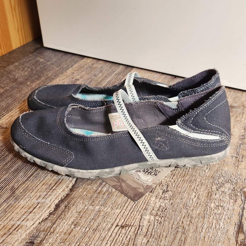 Cushe Slipper Casual Shoes Women's Mary Janes Comfort Sneakers Size 9 Navy - Picture 5 of 10